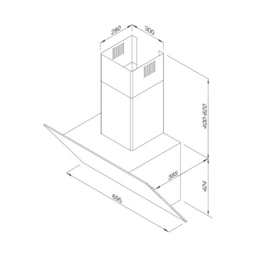 Malloca – Máy hút khói khử mùi MC 7086HS, áp tường dạng nghiêng, công suất 1200m³/h, 3 tốc độ hút 11 sg 11134275 824ij mf3godp5bbilca