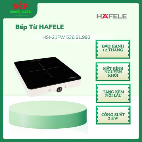 Hafele HC-I302A 536.61.990 – Thiết Kế Nhỏ Gọn – Điều Khiển Cảm Ứng – Mặt Kính Chống Trầy