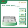 Malloca MS 5082W – Chậu Inox 304 – Lắp Âm/Nổi Linh Hoạt Cho Bếp – Ngăn Mùi, Vệ Sinh Nhanh 1 Chậu rửa bát Malloca MS 5082W