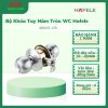 Hafele 489.93.135 – Khóa tay nắm tròn cửa WC – Chất liệu inox 304 – Màu inox mờ – Dòng DIY