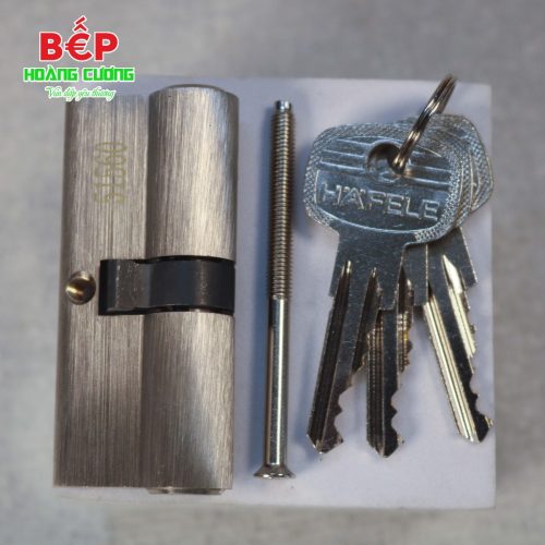 Hafele 916.96.015 ruột khóa 2 đầu chìa, dài 71mm, đồng thau cao cấp, bảo vệ cửa tối ưu.