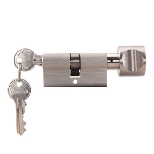 Hafele 916.96.317 ruột khóa cao cấp đầu chìa đầu vặn, đồng mạ nikel, an toàn, bền, dễ sử dụng