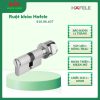 Ruột khóa 916.96.407 Hafele 60mm cho cửa nhà tắm, đồng thau cao cấp, chống cạy khoan, lắp đặt dễ.
