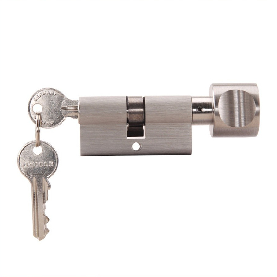 Ruột khóa Hafele 916.96.307, chất liệu đồng thau, đầu vặn oval, bảo vệ chống khoan và cạy, dễ dùng 4 Ruột khóa Hafele 916.96.307