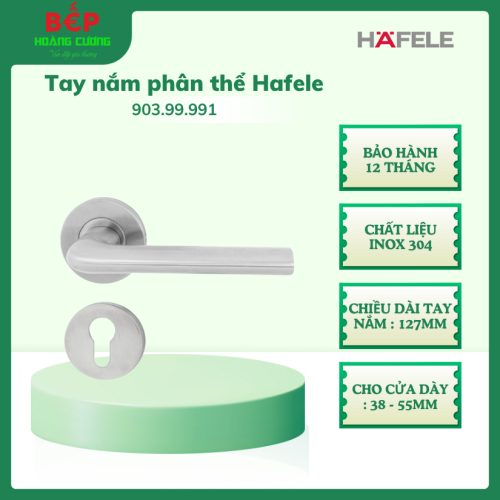 Tay Nắm Gạt Có Nắp Che Cửa Phòng Hafele 903.99.991