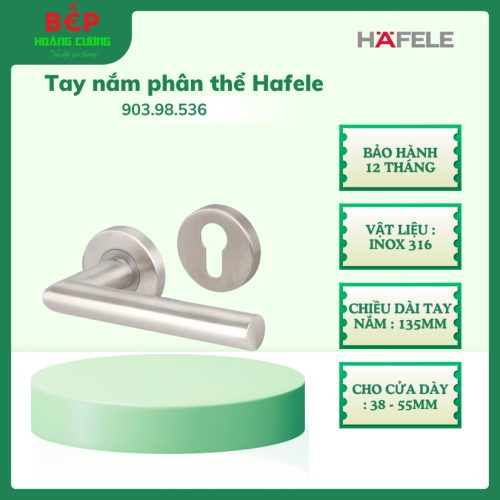 Tay Nắm Gạt Cửa Phòng Hafele 903.98.536