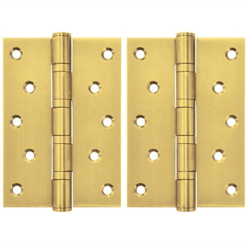 Hafele 489.05.028 – Bản lề lá 4 vòng bi, inox 304, cánh bướm, hoàn thiện đồng PVD, dùng cho cửa gỗ 8 Bản Lề Lá 4 Vòng Bi Hafele 489.05.028