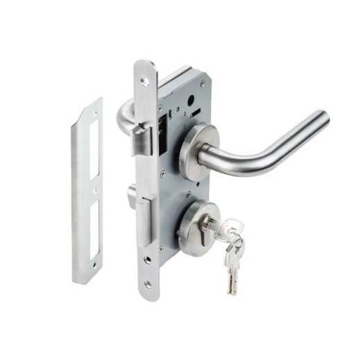 Hafele 499.62.505 – Bộ khóa cửa tay nắm chụp DIY Inox 304, chất liệu cao cấp, vận hành mượt mà