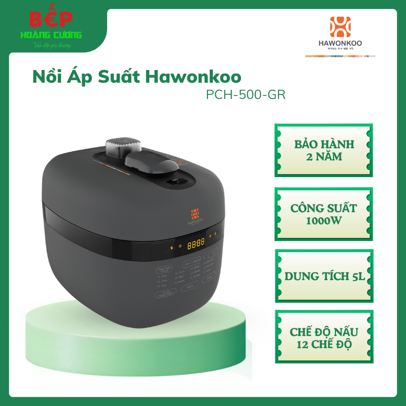 Nồi Áp Suất HAWONKOO PCH-500-GR – 5L Công Nghệ Nhật Bản – Đa Năng, Nấu Nhẹ – An Toàn Tuyệt Đối 3 Nồi Áp Suất HAWONKOO PCH-500-GR – 5L Công Nghệ Nhật Bản – Đa Năng, Nấu Nhẹ – An Toàn Tuyệt Đối