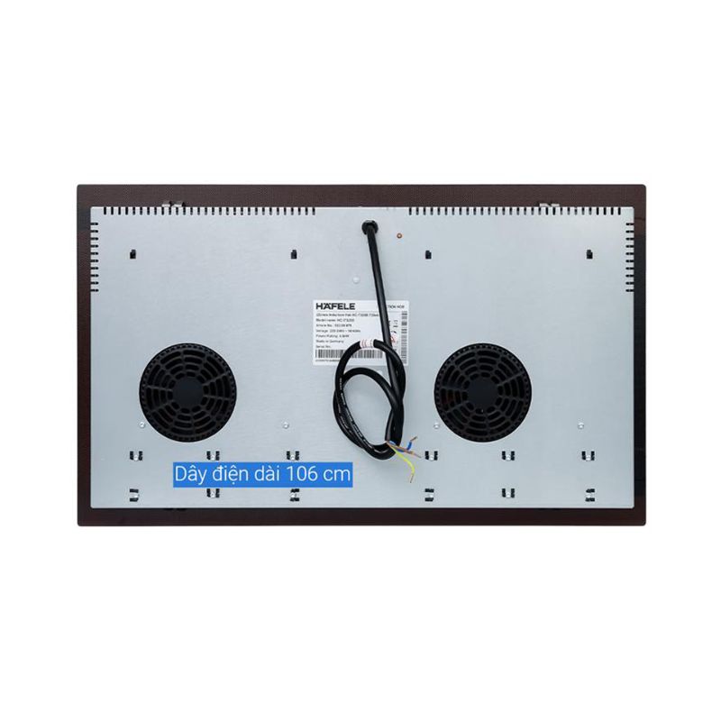 Hafele Bếp Từ Âm Đôi HC-I7325B 533.09.979 - Inverter giúp tiết kiệm, Lắp Đặt Miễn Phí 6 Ảnh bếp từ đôi Hafele HC-I7325B 533.09.979 lắp âm