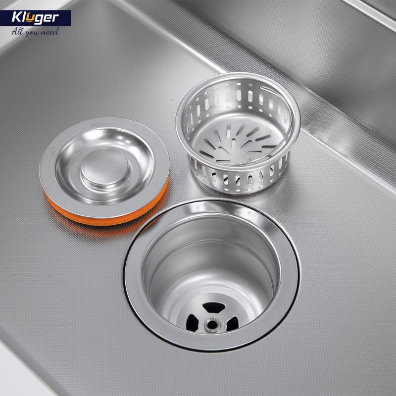 Chậu rửa bát Kluger K600 SERIES KWU8161FS – S70, Bề mặt LINEN dập nổi, Bảo hành 10 năm 6 Ảnh chậu rửa bát 1 hố Kluger KWU8161FS-S70
