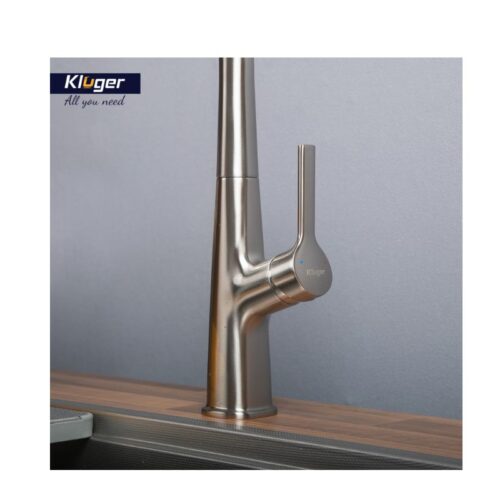 Vòi rửa bát dây rút thế hệ mới Kluger RAIN Series KLF0018S, Xoay 360 độ, 03 chế độ phun nước 14 Bề mặt Kluger KLF0018S có dây rút
