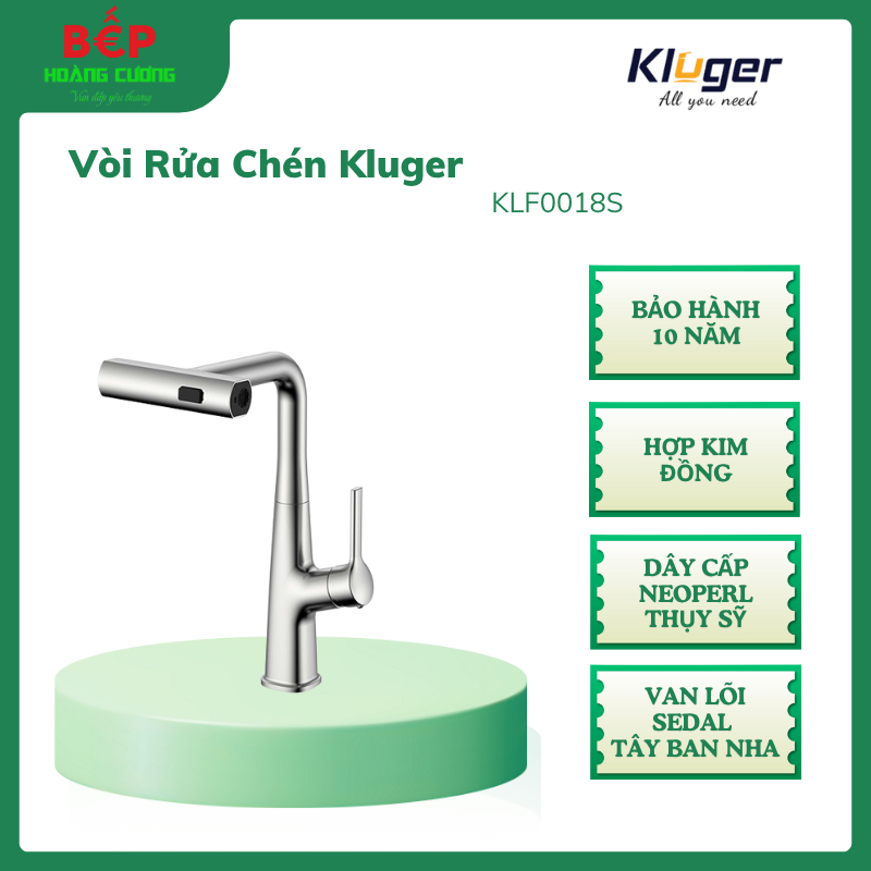 Vòi rửa bát dây rút thế hệ mới Kluger RAIN Series KLF0018S, Xoay 360 độ, 03 chế độ phun nước 2 Vòi rửa bát dây rút thế hệ mới Kluger RAIN Series KLF0018S, Xoay 360 độ, 03 chế độ phun nước
