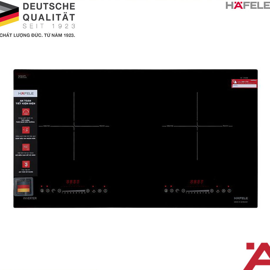 Hafele Bếp Từ Âm Đôi HC-I7325B 533.09.979 - Inverter giúp tiết kiệm, Lắp Đặt Miễn Phí 4 Hafele Bếp Từ Âm Đôi HC-I7325B 533.09.979 - Inverter giúp tiết kiệm, Lắp Đặt Miễn Phí - Ảnh 2