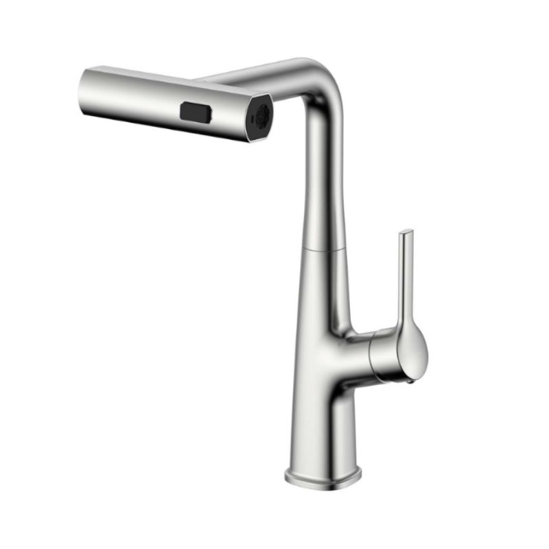 Vòi rửa bát dây rút thế hệ mới Kluger RAIN Series KLF0018S, Xoay 360 độ, 03 chế độ phun nước 3 Vòi rửa bát nóng lạnh Kluger KLF0018S có dây rút