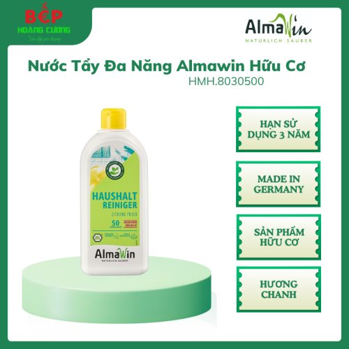 Almawin Nước Tẩy Hữu Cơ Hương Chanh 500ml – Làm Sạch, Diệt Khuẩn, Khử Mùi Hiệu Quả