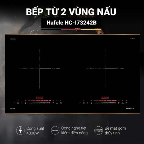 Bếp Từ Âm 2 Vùng Nấu Hafele HC-I73242B 536.61.857 – Inverter Tiết Kiệm Điện, Lắp đặt miễn phí 7 vn 11134207 820l4 mfw8lkchmosrad