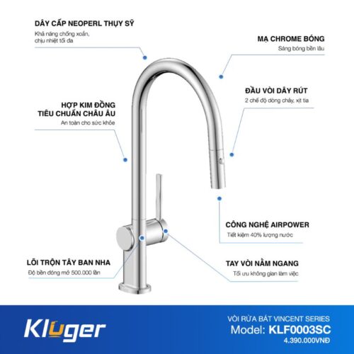 Thông số Kluger KLF0003SC